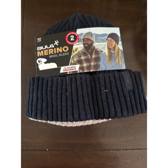 Bula Merino Wool Blend 2 Pack Beanies One Size men woman unisex TWO SET zealand - Picture 2 of 9